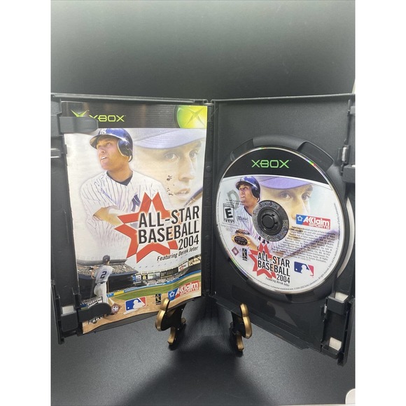 All Star Baseball 2004 Original Xbox Game Derek Jeter Complete - Picture 4 of 7